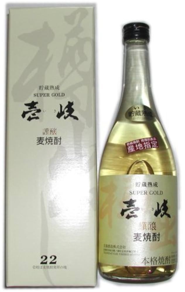 Amazon.co.jp: 壱岐スーパーゴールド 720ml 22度 化粧箱